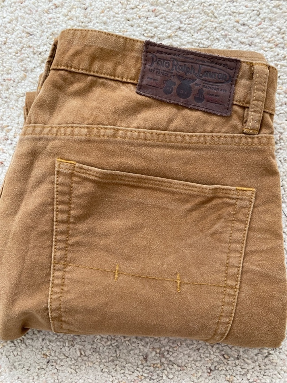 Polo Ralph Lauren 100% Cotton “Suede” Jeans. 34/30. - Picture 4 of 16